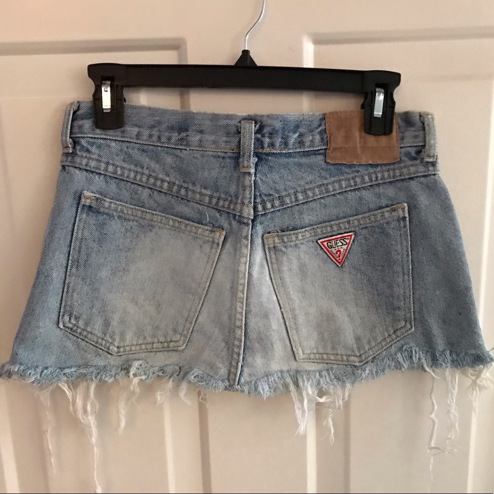 Vintage GUESS❓By Georges Marciano Mini Skirt - Picture 2 of 5